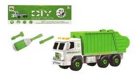 Caminhão De Lixo Monta E Desmonta Brinquedo Didático