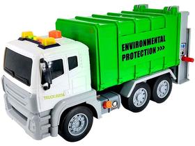 Caminhão de Lixo Public Heroes 6439 Fricção - Shiny Toys com Acessórios