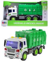 Caminhão de Lixo Recicláveis c/ Som e Luz e Fricção - Mega City - BBR Toys