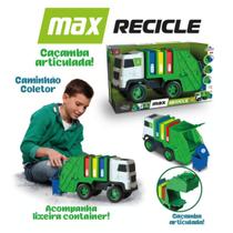Caminhão De Lixo Reciclável Brinquedo Infantil Max Recicle - Adijomar