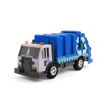 Caminhão de lixo Toy Mighty Fleet Rescue Force 12 com luzes e sons