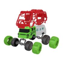 Caminhão de Montar Coleção Aprenda a Montar 16 Peças Plástico, Dm Toys DMT5923, +3 Anos - 148230 Caminhão de Montar Coleção Aprenda a Montar 16 Peças Plástico, Dm Toys DMT5923, +3 Anos - 148230