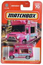 Caminhão de ônibus Toy Matchbox Ice Cream King Pink 1:64 Die-Cast 3+