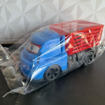 Caminhão de plástico de brinquedo deko boiadeiro com animais boi cavalo presente dia das crianças