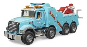 Caminhão de reboque de brinquedo Bruder Mack Granite Heavy Rescue Wrecker 02831