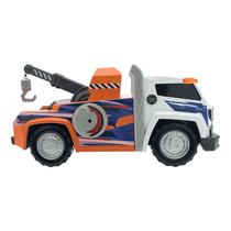 Caminhão de reboque de brinquedo Mighty Fleet Power Movers 15 com luzes e sons