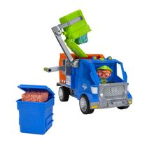 Caminhão de Reciclagem Blippi com Boneco - Alavanca, Cubos e Lixeiras