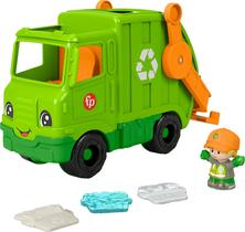 Caminhão de Reciclagem Fisher-Price Little People - Para Crianças a Partir de 1 Ano