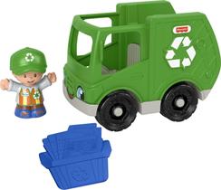 Caminhão de reciclagem Toy Fisher-Price Little People com Figura 1-5y