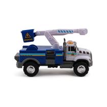 Caminhão de Resgate Mighty Fleet Rescue Force - Brinquedo 12 Tough Cab Cherry Picker