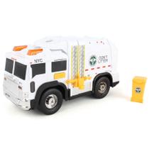 Caminhão de saneamento de brinquedos Daron NYC com luzes e sons 2019 Novo Caminhão de saneamento de brinquedos Daron NYC com luzes e sons 2019 Novo