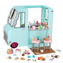 Caminhão de Sorvete Our Generation p/ Bonecas