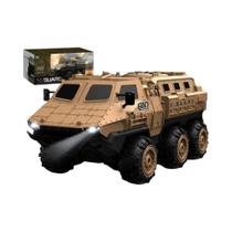 Caminhão De Transporte Militar RC Blindado 6WD Escala 1:16 360 graus Brinquedo Modelo De Controle