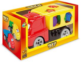 Caminhão Deko Formas II GGB Brinquedo Educativo Infantil com Formas Geométricas Coloridas