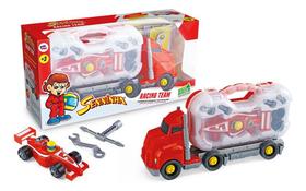 Caminhão Desmontável - Senninha - Racing Team - 31 Peças Caminhão Desmontável - Senninha - Racing Team - 31 Peças