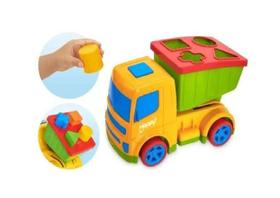 Caminhão Didático Coleção Happy Usual Brinquedos