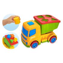 Caminhão Didático Happy Pedagógico Com Peças Para Encaixar - Usual Brinquedos