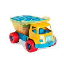 Caminhão Dino Sabidinho Cardoso Toys 18M+ Cor:Amarelo