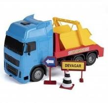 Caminhão Disk Entulho Infantil Matrix Basculante Brinquedo de Construção