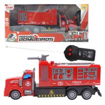 Caminhão dos Bombeiros Brinquedo Infantil Controle Remoto Caminhão dos Bombeiros Brinquedo Infantil Controle Remoto