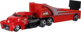 Caminhão e Carro de Brinquedo Hot Wheels Super Rigs Transporter - Escala 1:64 Caminhão e Carro de Brinquedo Hot Wheels Super Rigs Transporter - Escala 1:64
