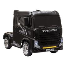 Caminhão Elétrico Infantil Bel Brink sem Carreta (Baú) 12v Preto