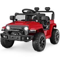 Caminhão Elétrico Infantil Best Choice Products 12V Controle Remoto Vermelho Caminhão Elétrico Infantil Best Choice Products 12V Controle Remoto Vermelho