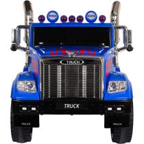 Caminhão Elétrico Infantil Transformer 12v com 2 Motores e Controle Remoto Azul - BANG TOYS