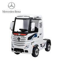 Caminhão Elétrico Mercedes Benz Actros Branco 12V Rodas Eva