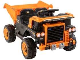 Caminhão Elétrico Preto e Laranja Bandeirante