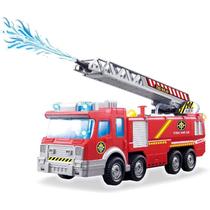 Caminhão Eletrônico de Bombeiros Esguicha Agua com Som e Luz Caminhão Eletrônico de Bombeiros Esguicha Agua com Som e Luz