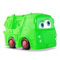 Caminhão Entulho Soft Vinil Borracha Atóxico P/ Bebê- Silmar