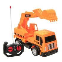 Caminhão Escavadeira City Trucks c/Controle Remoto - Polibrinq