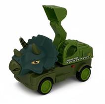 Caminhão Escavadeira Dinossauro Musical Com Luz E Movimentos