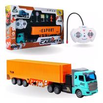 Caminhão Export Brinquedo Recarregável Controle Remoto e Luz de Led REF: WB11823
