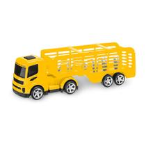 Caminhão Falcon Carga Vida Com Bois Miniatura 211 - Usual Brinquedos