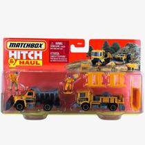 Caminhão Faz Faixa Rodoviária e Arador Matchbox Hitch & Haul Caminhão Faz Faixa Rodoviária e Arador Matchbox Hitch & Haul