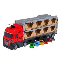 Caminhão Fricção Pista Dobrável C/ Lançador E 6 Carros- Zoop - Zoop Toys Caminhão Fricção Pista Dobrável C/ Lançador E 6 Carros- Zoop - Zoop Toys