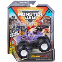 Caminhão fundido sob pressão Monster Jam 2022 Spin Master 1:64 com acessório bônus: Jurassic Attack, favoritos da Arena Caminhão fundido sob pressão Monster Jam 2022 Spin Master 1:64 com acessório bônus: Jurassic Attack, favoritos da Arena