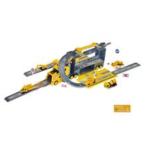 Caminhao Garagem Construcao com 5 Carrinhos e Acessorios DM Toys Brinquedo Infantil Recreativo
