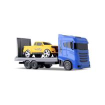 Caminhão Guincho Brinquedo Reboque Fury Truck com Carrinho - Orange Toys