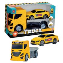 Caminhão guincho new truck plataforma carro bs toys