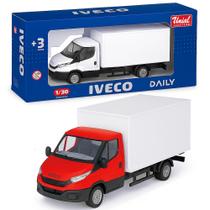 Caminhão Infantil Com Rodas Livres Baú que Abre Iveco Pneus Borracha Original