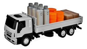 Caminhão Infantil Expresso Iveco Tector Com Acessórios Usual Brinquedos