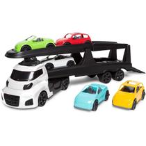 Caminhão Invictus Super Cegonheiro com 5 Carros Caminhão Invictus Super Cegonheiro com 5 Carros