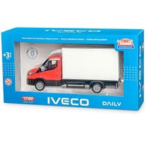 Caminhao Iveco Daily Carroceria Bau 1/30 Vermelho Usual 669