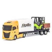 Caminhão Iveco S-Way com Empilhadeira Usual Brinquedos Sortido 755 Caminhão Iveco S-Way com Empilhadeira Usual Brinquedos Sortido 755