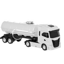 Caminhão Iveco S-Way Tanque De Pipa Com Detalhes Realistas e Rodas Cromadas - Brinquedo Colecionável - Usual Caminhão Iveco S-Way Tanque De Pipa Com Detalhes Realistas e Rodas Cromadas - Brinquedo Colecionável - Usual