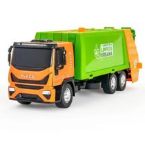 Caminhão Iveco Tector Coletor Verde/Laranja Usual 342 Caminhão Iveco Tector Coletor Verde/Laranja Usual 342