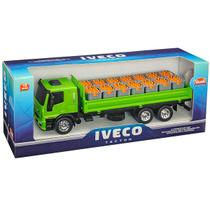 Caminhao Iveco Tector Dropside Verde Usual Brinquedos 341